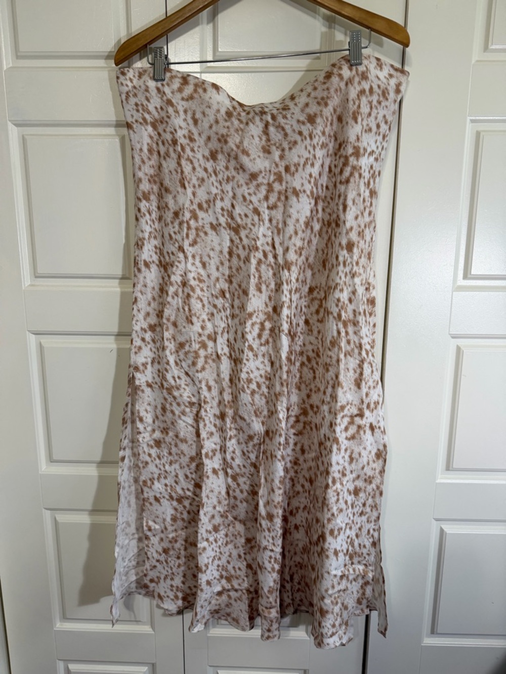 J. Crew cow hide print Midi Skirt